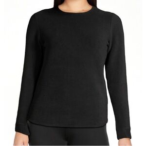 ClimateRight by Cuddl Duds Stretch Fleece Women's Long Sleeve Crew Neck
